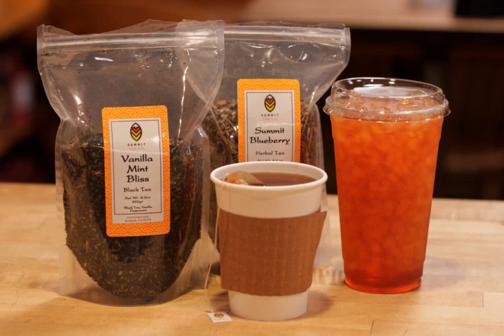 Summit Tea loose leaf collection at Olive Avenue Market