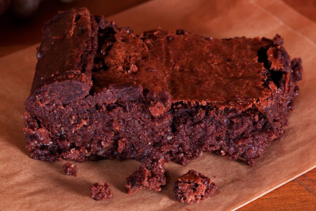 Flourless chocolate brownie from OAM — gluten-free