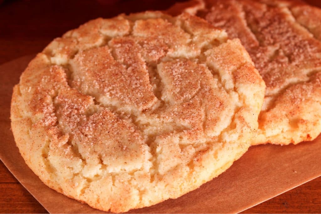 OAM snickerdoodle cookie — cinnamon sugar